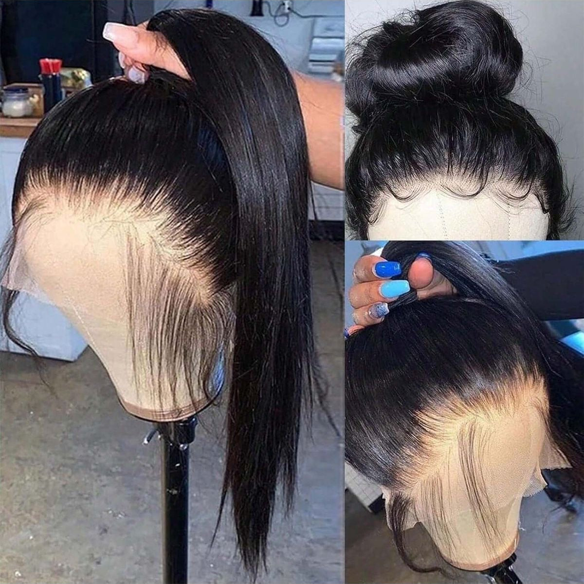 360 220% Density Wigs